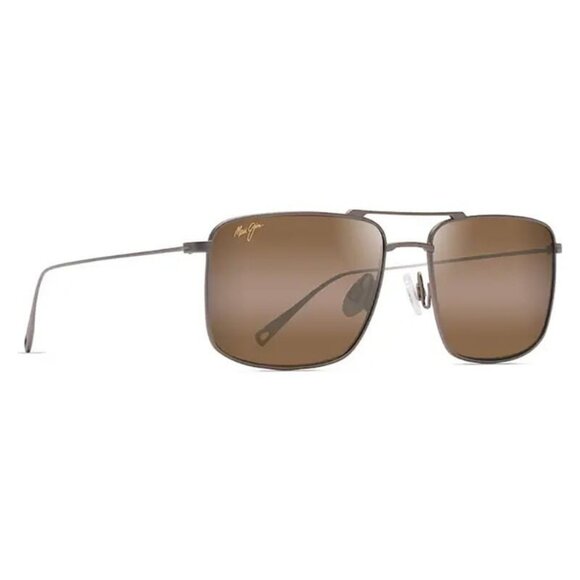 New MAUI JIM Aeko Brown Polarised Square H886 01 Sunglasses Women - Picture 1 of 4